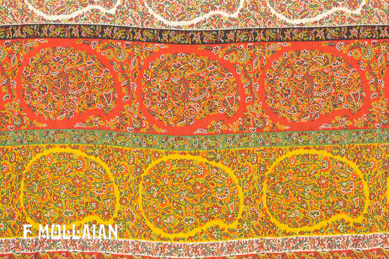 Tessuto Indiano Cachemire Shawl n°:38207848